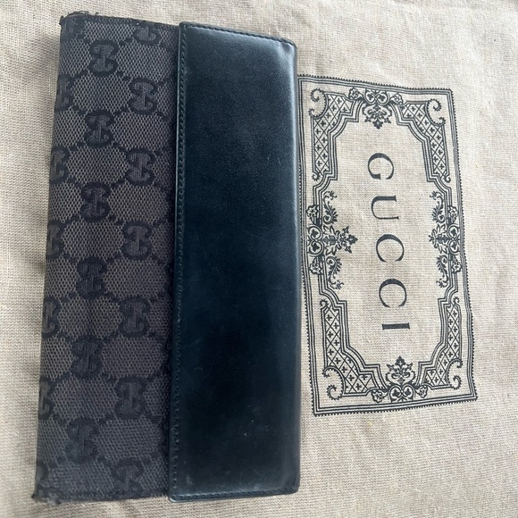 Gucci rare Jackie Piston Lock Long Wallet - Picture 9 of 16